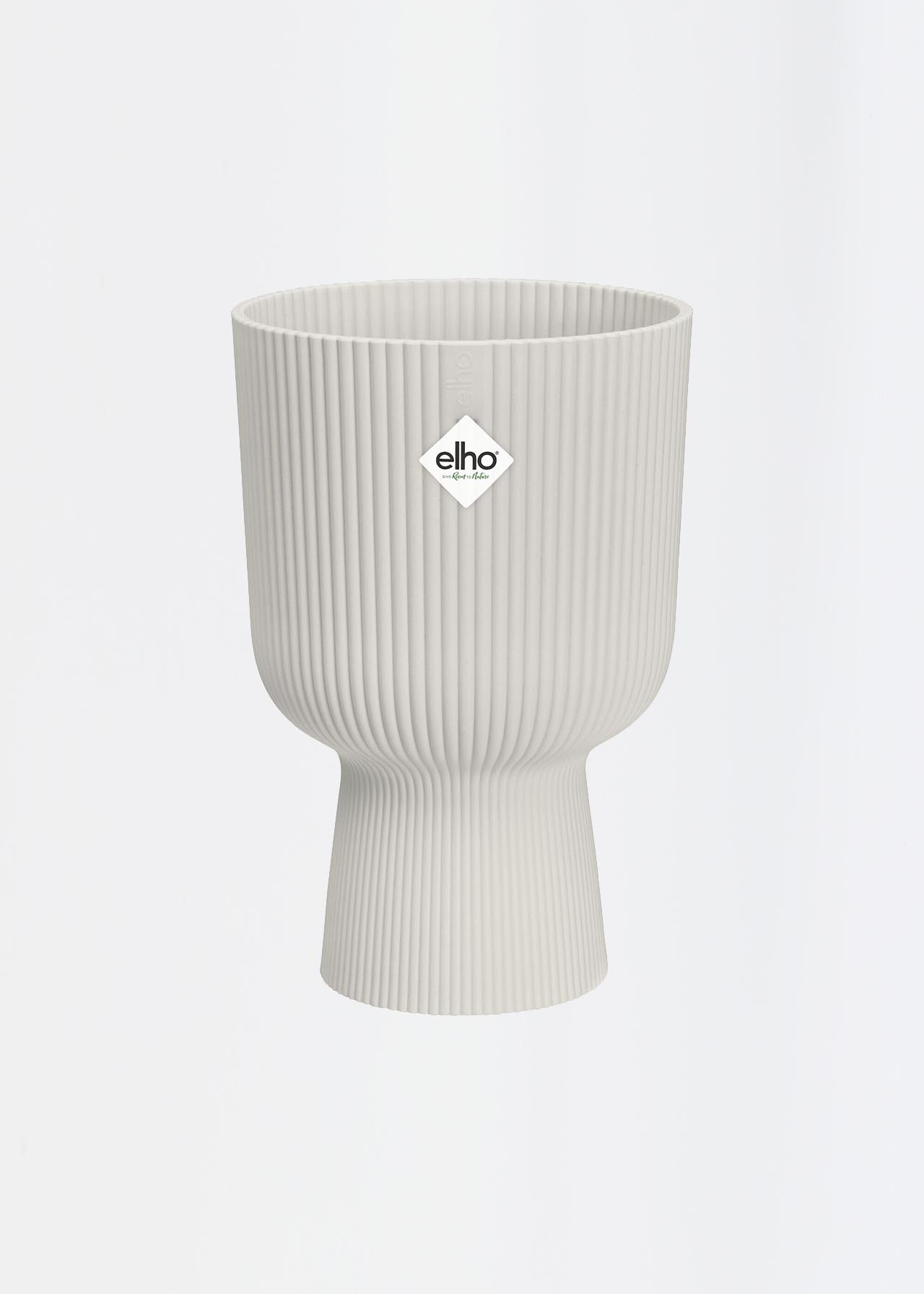 Elho Vibes Fold Coupe Pot 14cm White