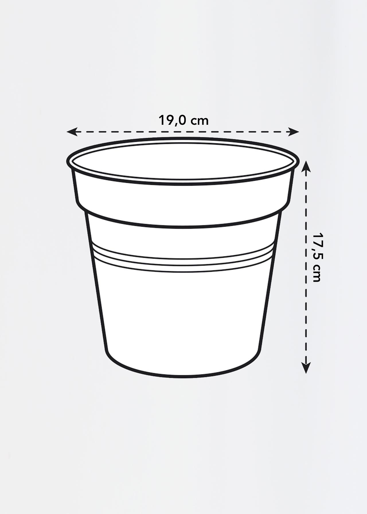 Elho Green Basics Growpot 19cm Terra