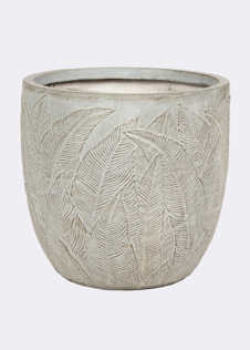 Leaf Print Outdoor Pot 45cm | Dobbies Garden Centres