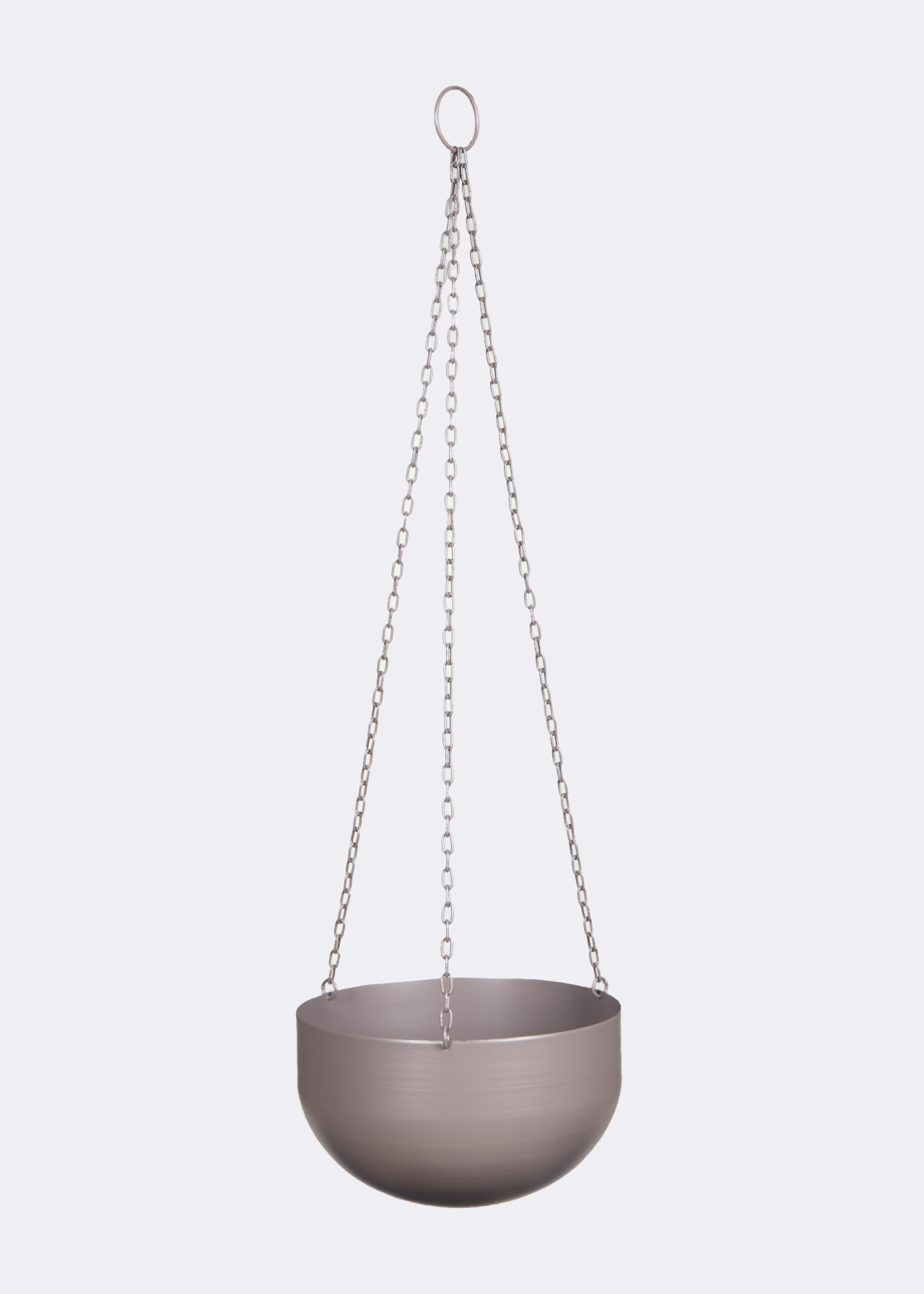 Metal Hanging Pot 25cm Grey