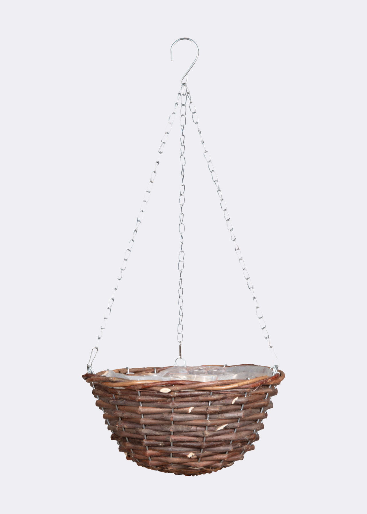 Natural Willow Hanging Basket 25cm