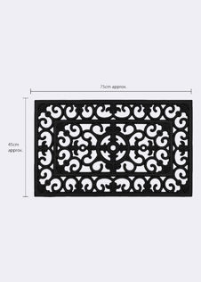 Lexi Rubber Doormat 45x75cm