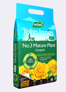 10L John Innes Peat Free No 3 Mature Plant Compost