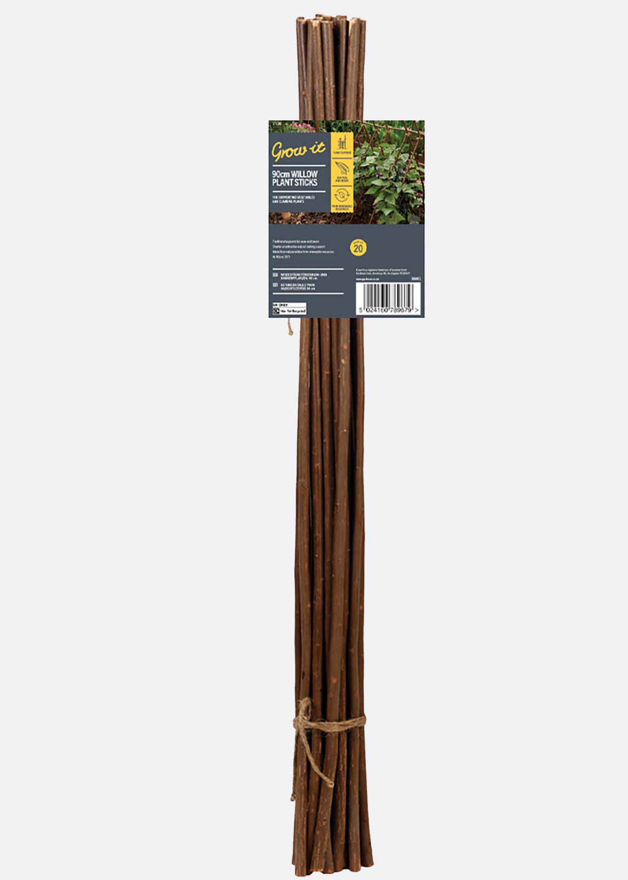 Willow Plant Sticks 90cm 3' 20pk