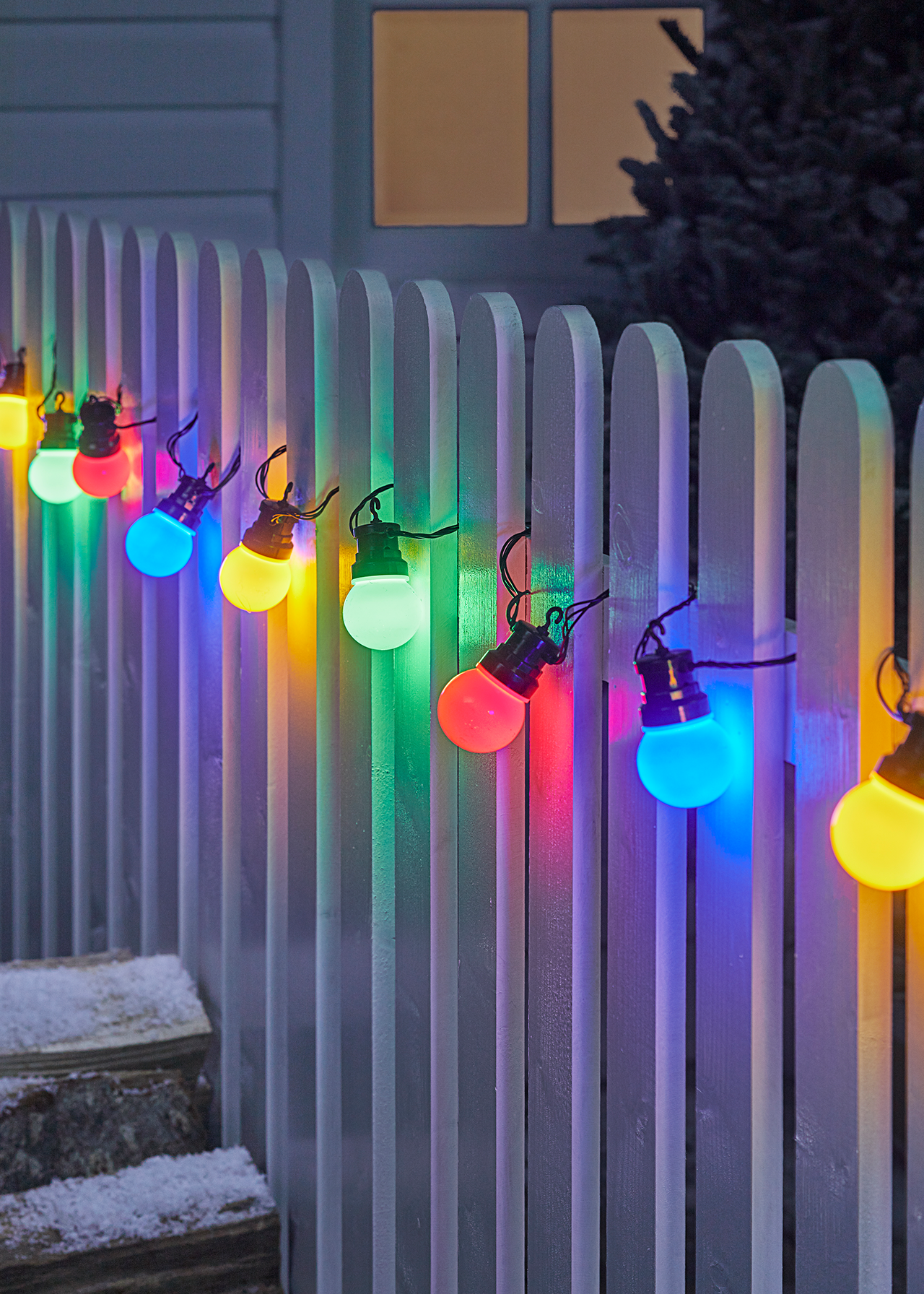 20 LED Multicolour Festoon Party Lights 5.7m