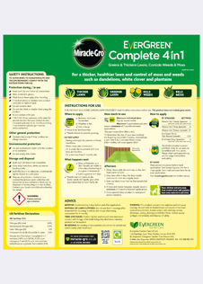 Miracle-Gro Complete 4-in-1Treatment Bag 80sqm