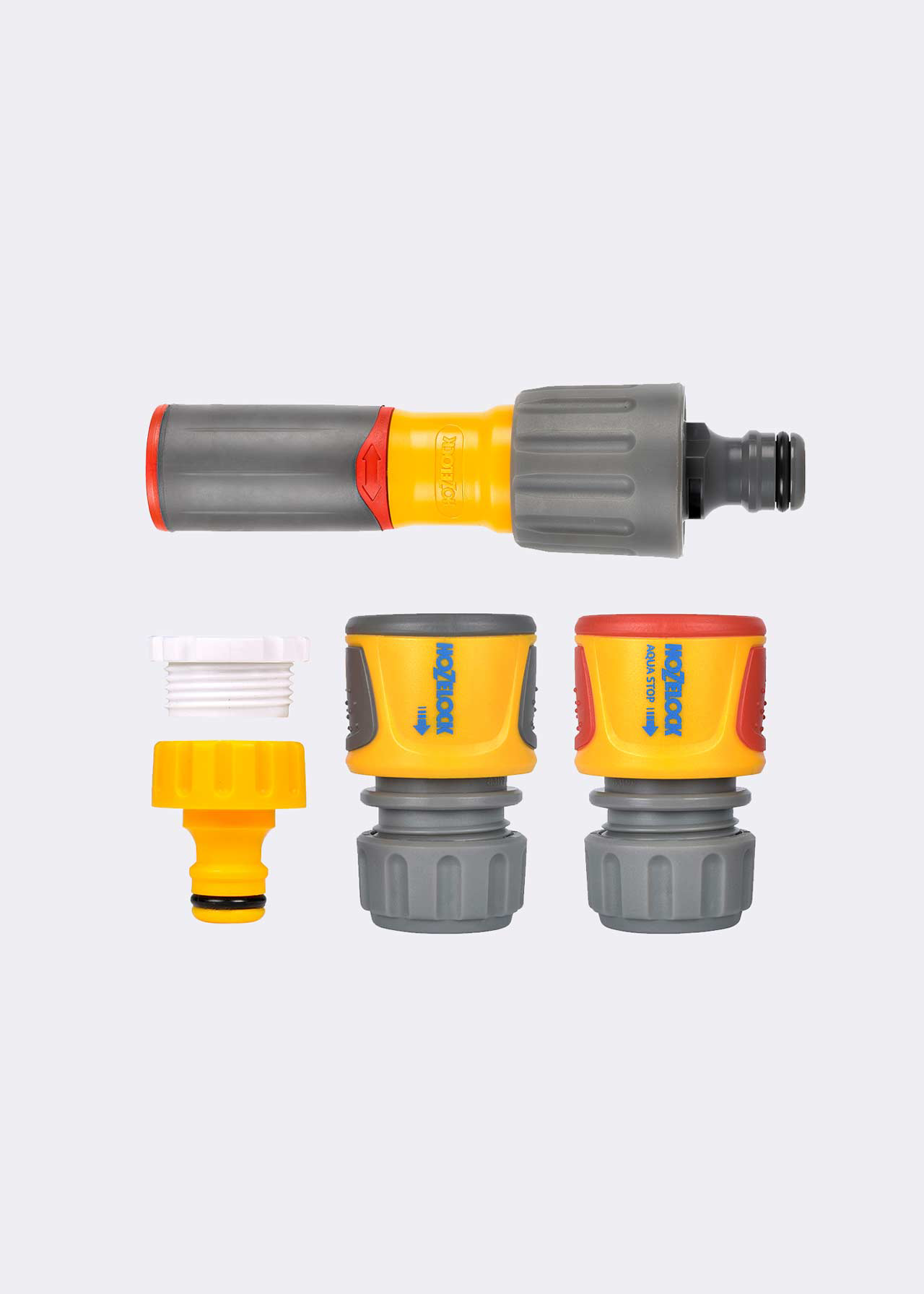 Hozelock 3in1 Nozzle Plus & Fittings Starter Set | Dobbies Garden Centres