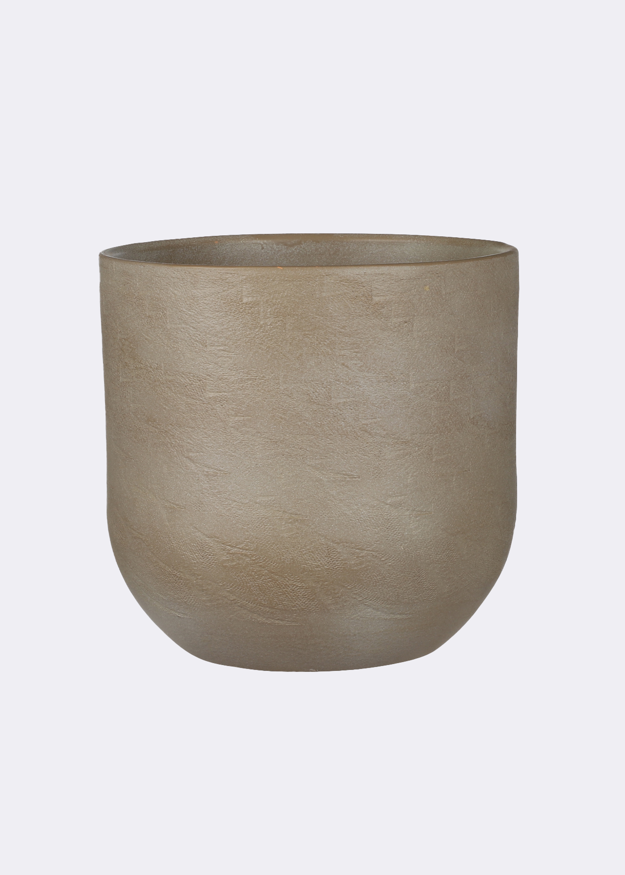 Nora Pot Round Taupe 23cm