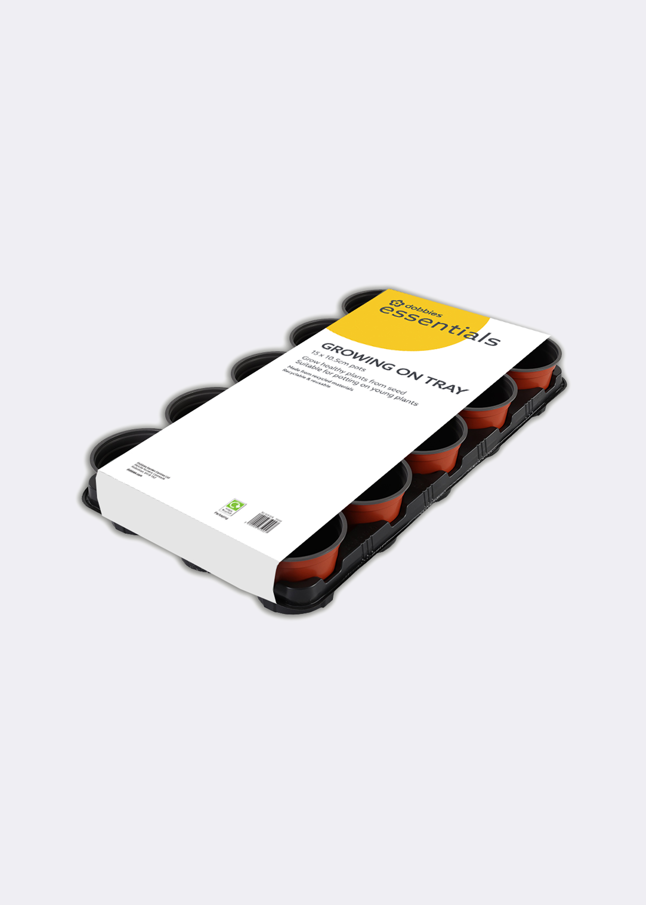 Dobbies Growing on Tray with 15x10.5cm Pots