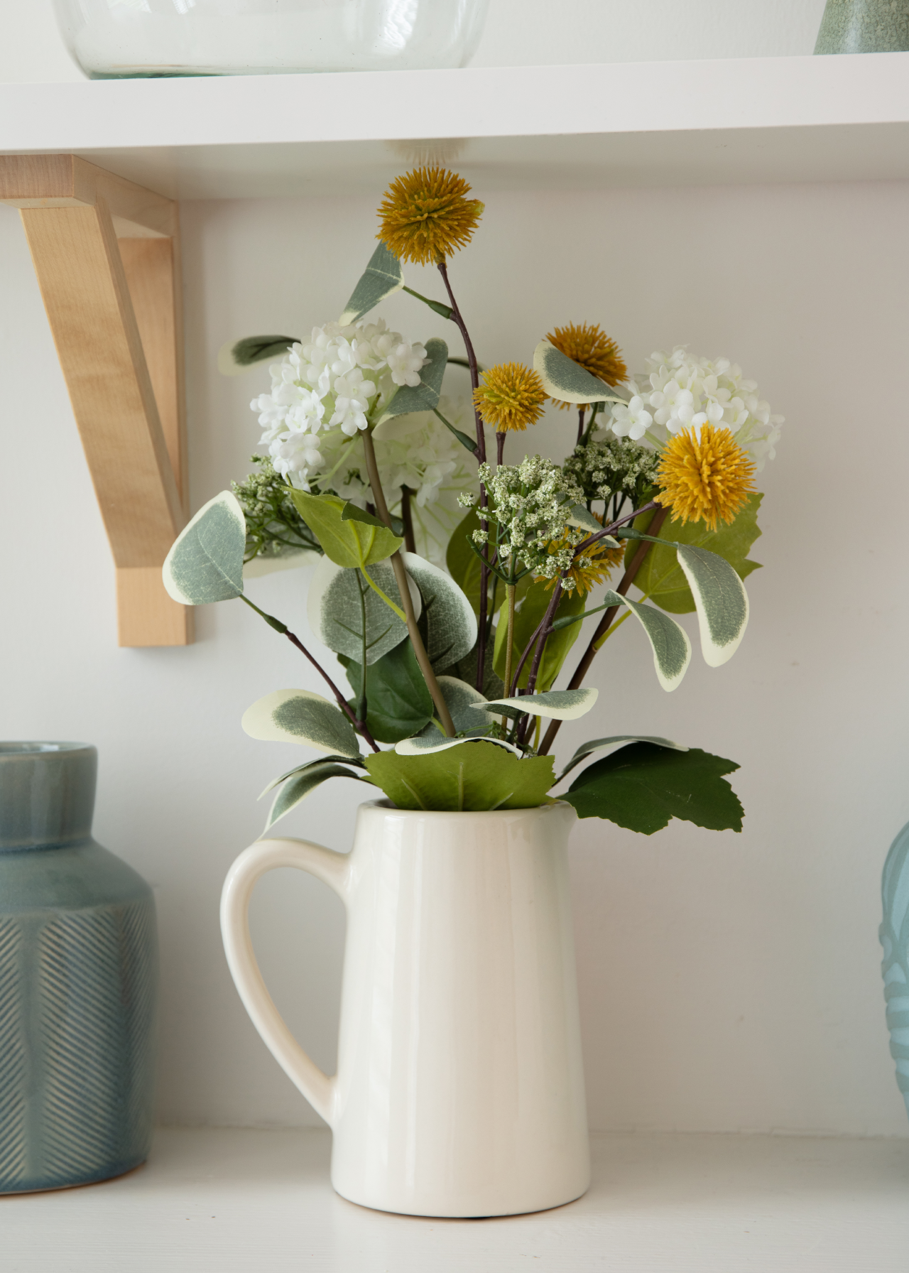 Faux Mixed Faux Floral Arrangement