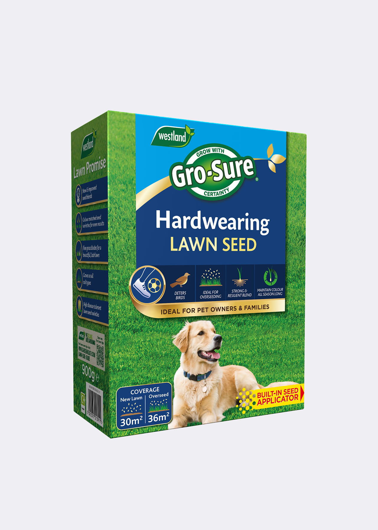 Gro-Sure Hardwearing Lawn Seed 30m2
