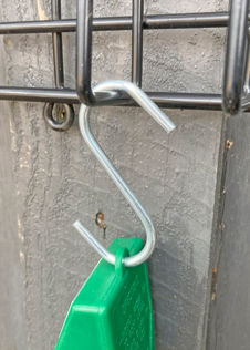 Pack of 5 Steel S Hook Small