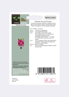 Radish Royal Purple Seeds