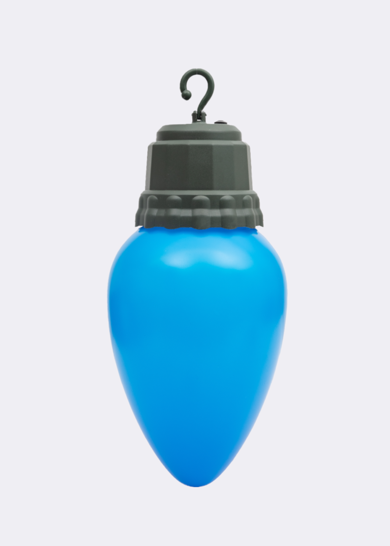 Large Blue Strawberry Bulb Light With Hook