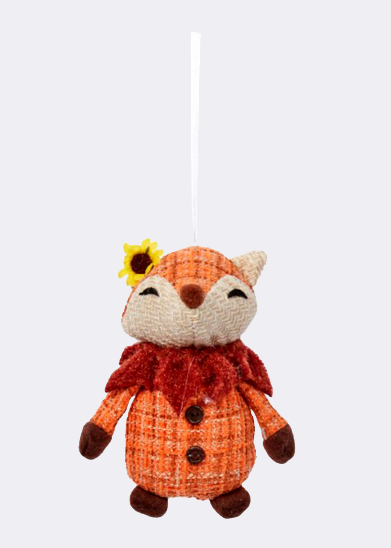 Mrs Fox Plush Hanging Decoration