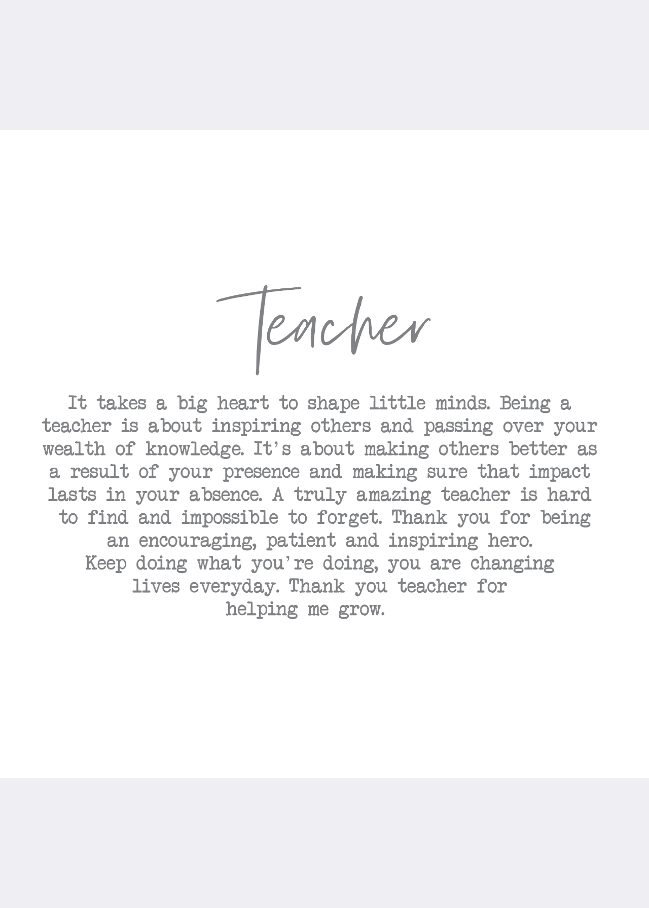 Moments Mug For A Teacher