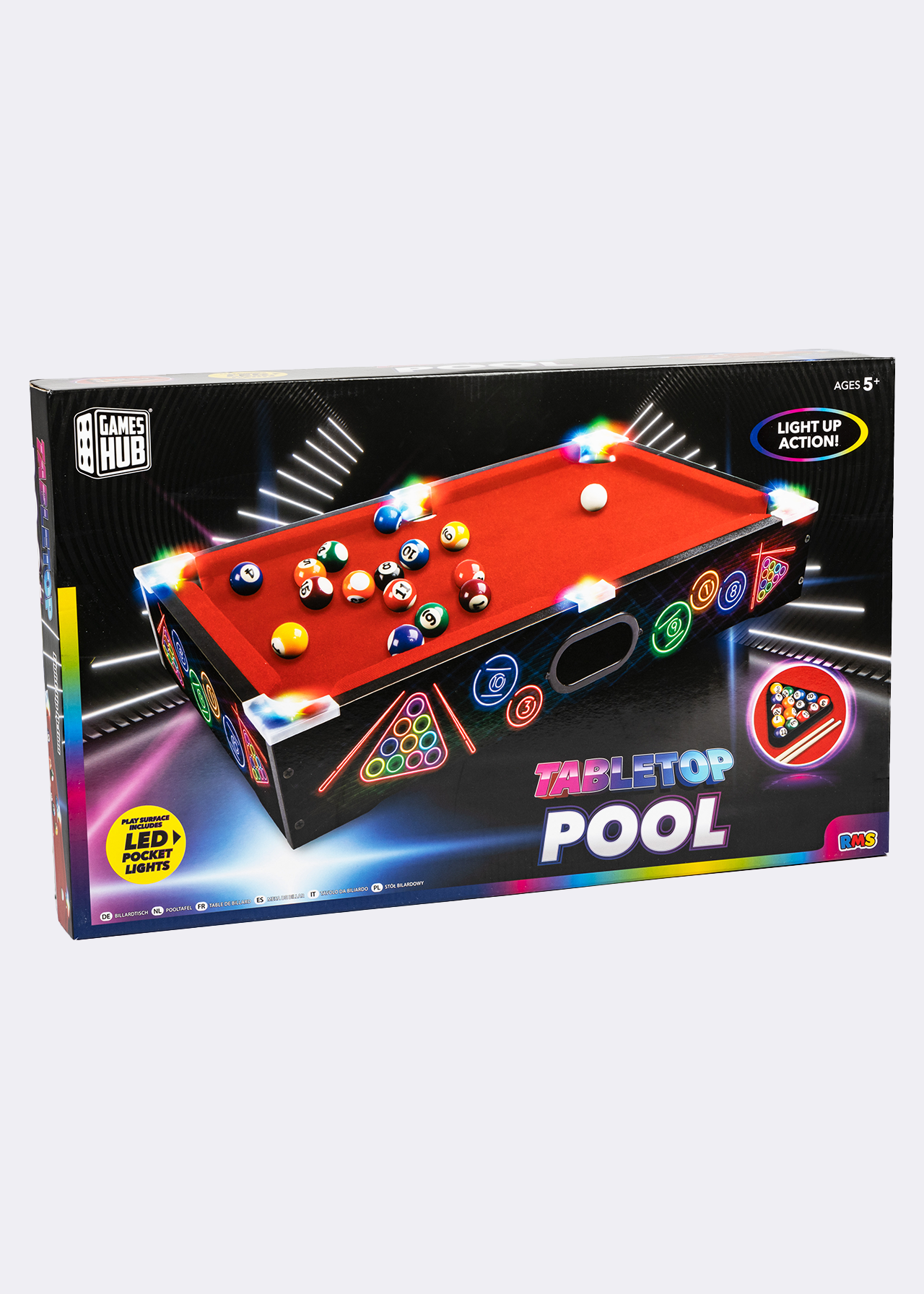 LED Tabletop Pool Game