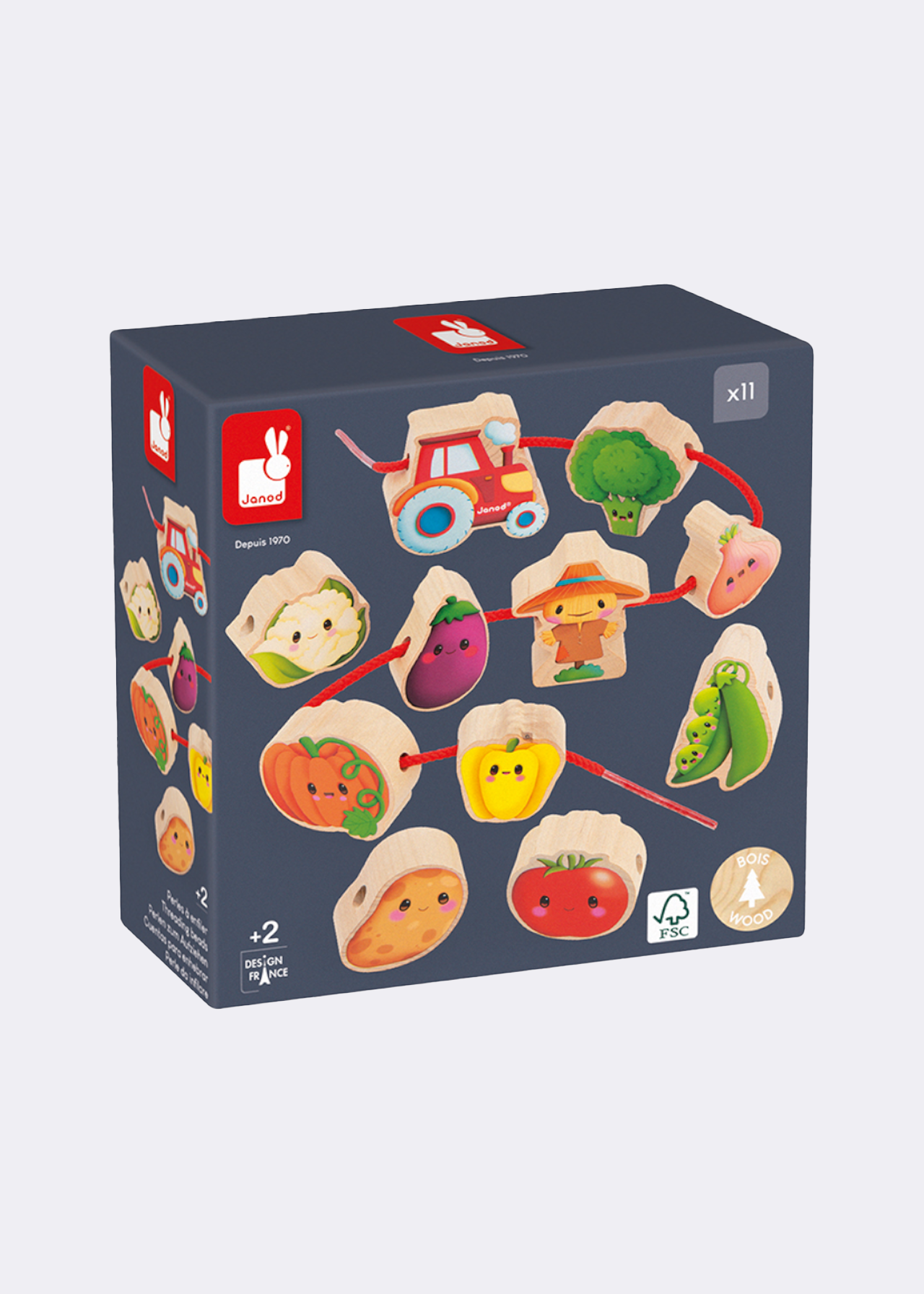 Vegetable Garden Threading Beads