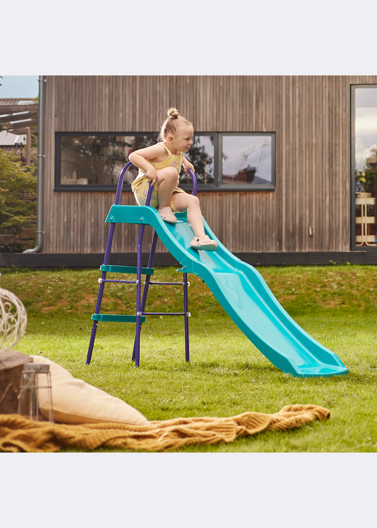 Plum® Haumea Slide Teal Purple Dobbies Garden Centres