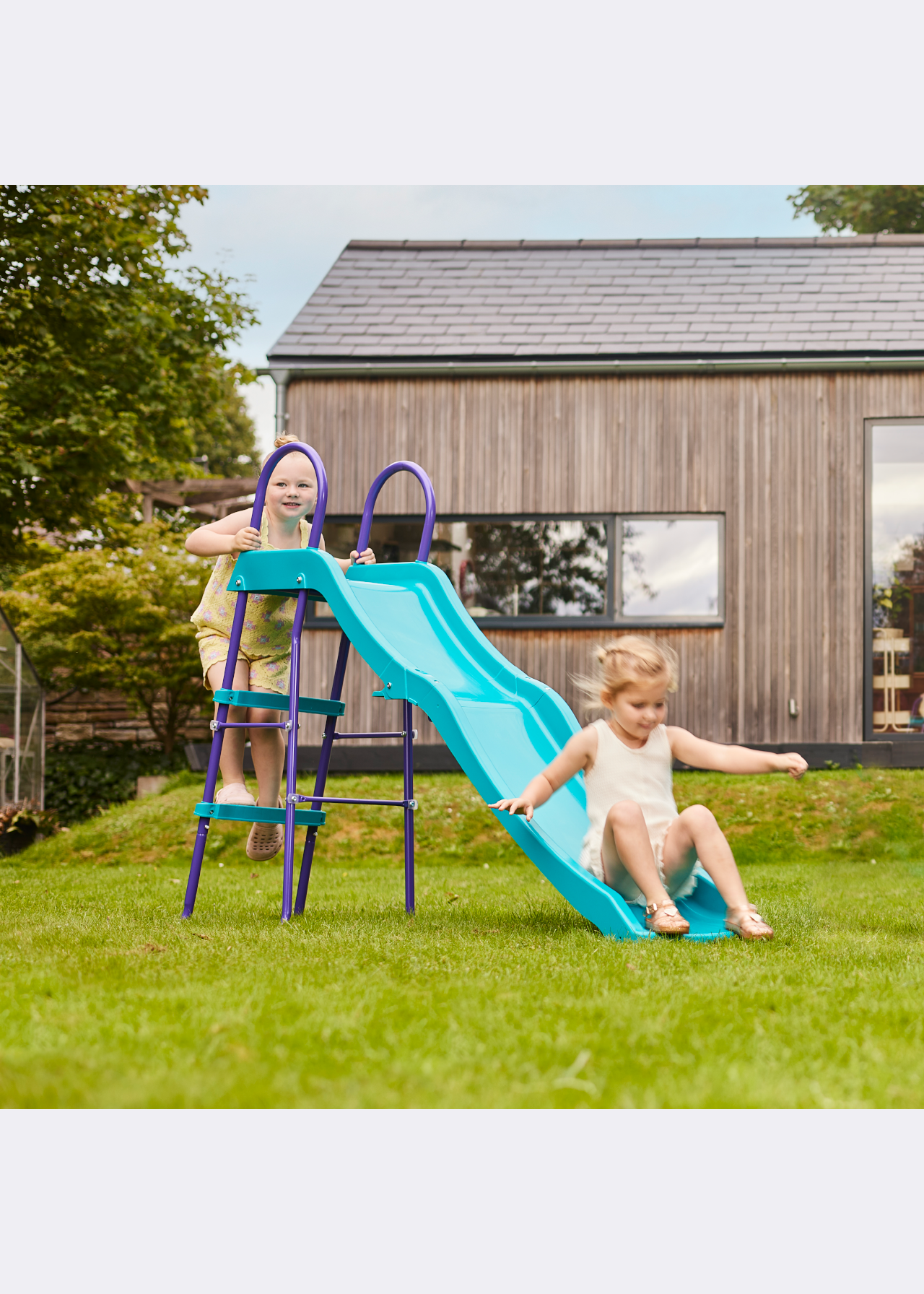 Plum® Haumea Slide Teal Purple Dobbies Garden Centres