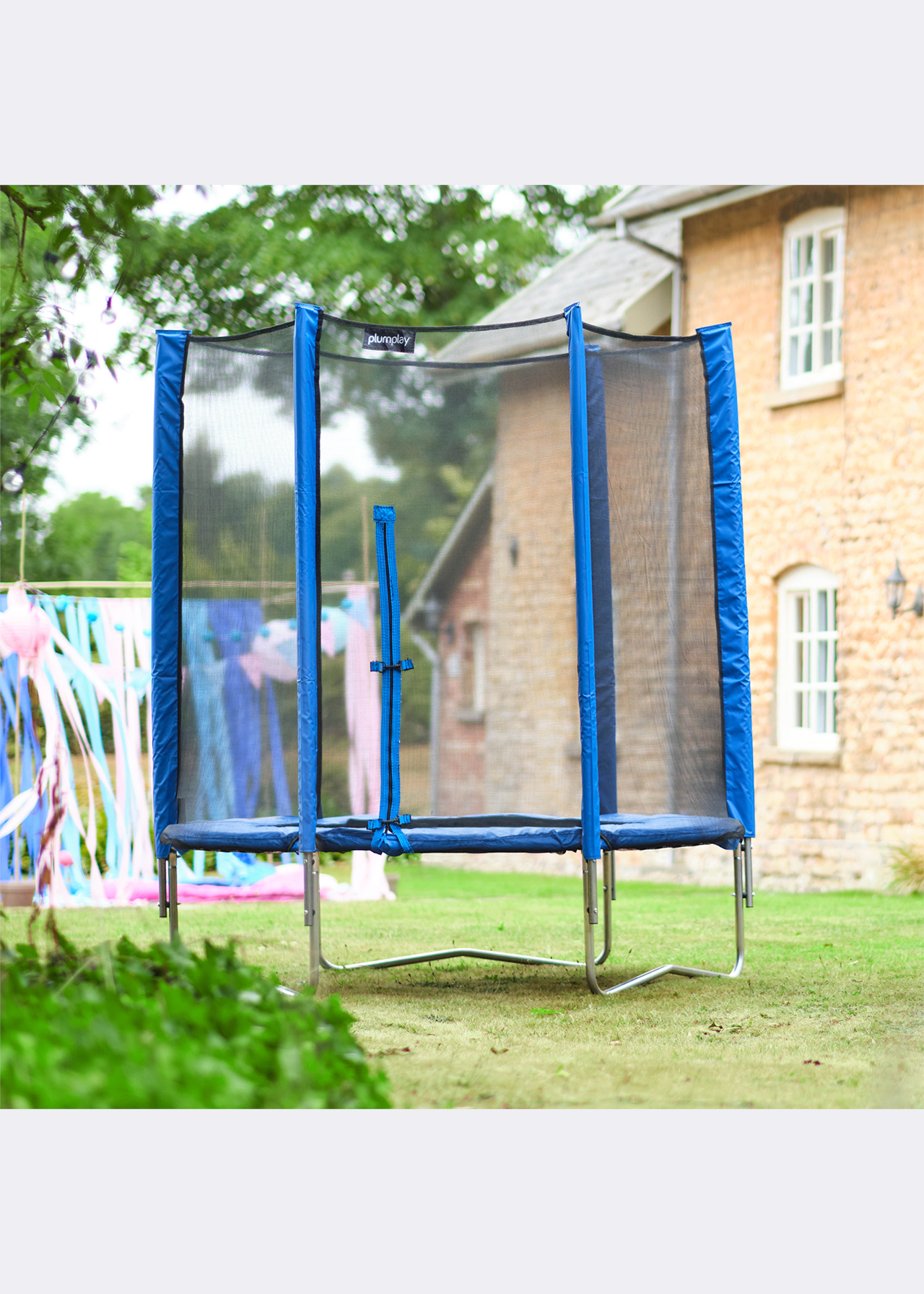 Plum® Junior 6ft Trampoline & Enclosure Blue
