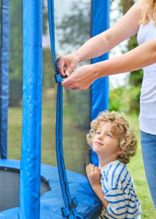 Plum® Junior 6ft Trampoline & Enclosure Blue