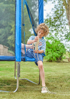 Plum® Junior 6ft Trampoline & Enclosure Blue