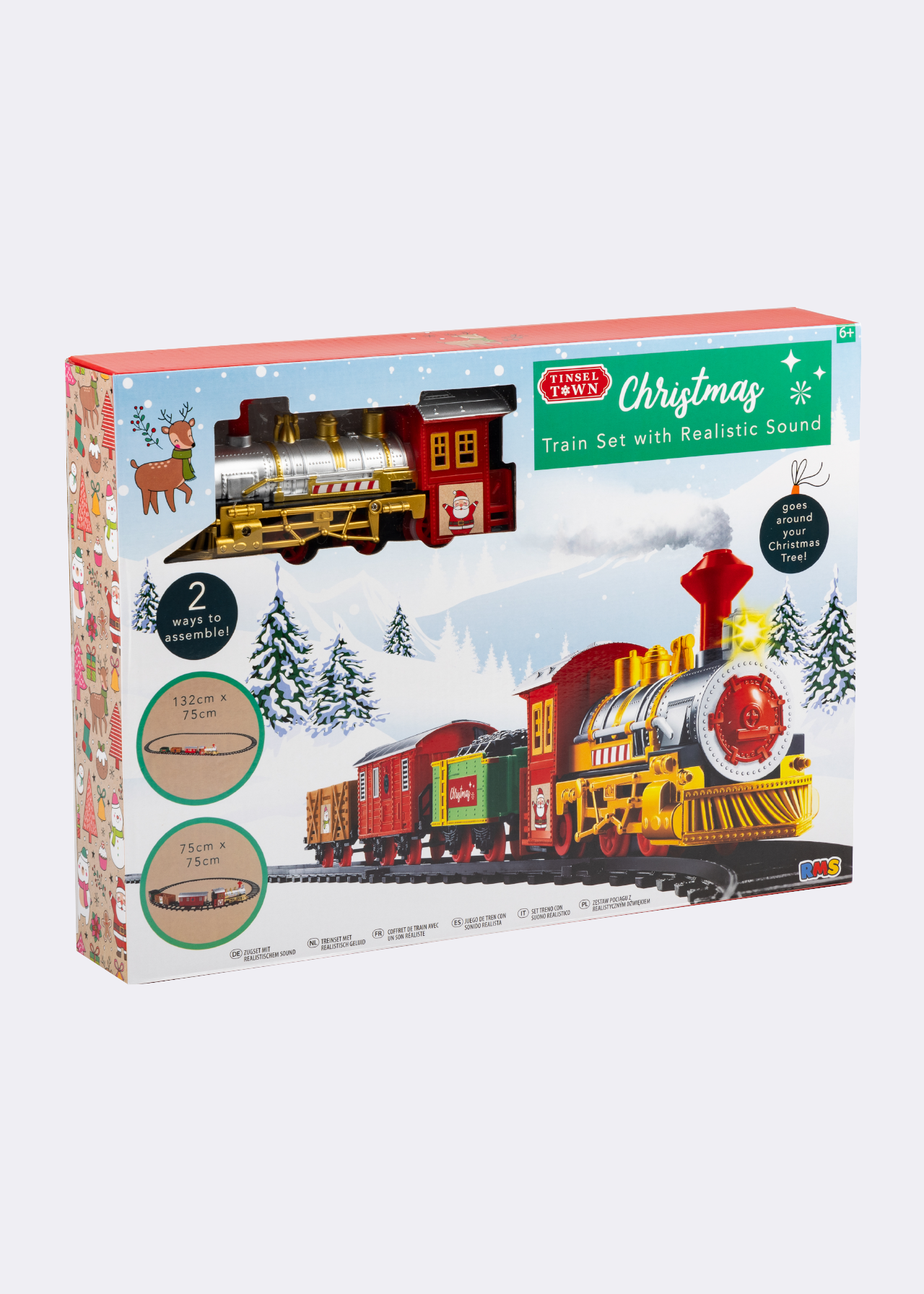 Battery Operated Christmas Train Set