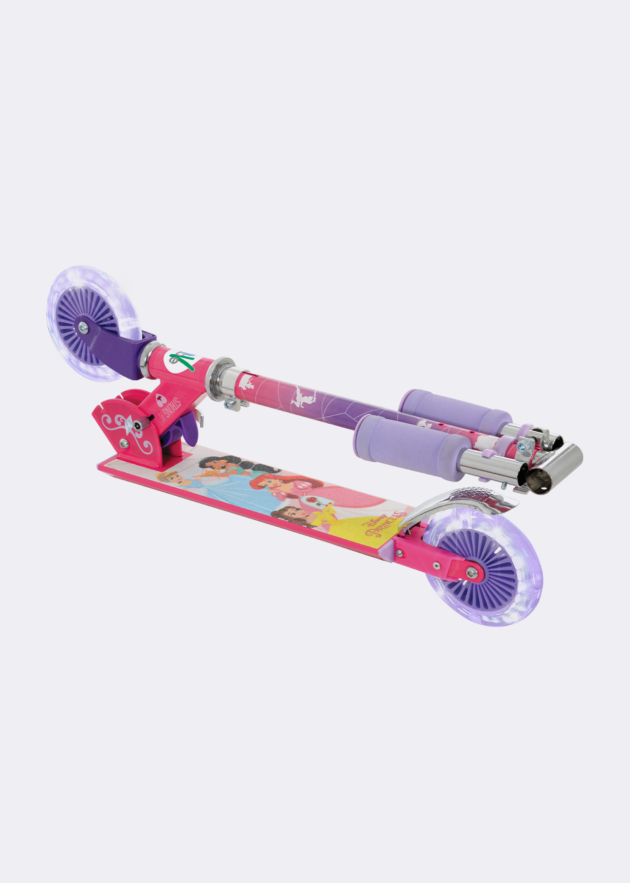 MoVe Disney Princess Folding Scooter with Light Up Wheels | Dobbies ...