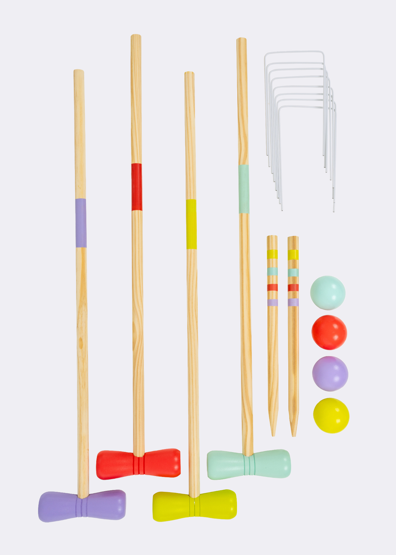 Wooden Croquet Set