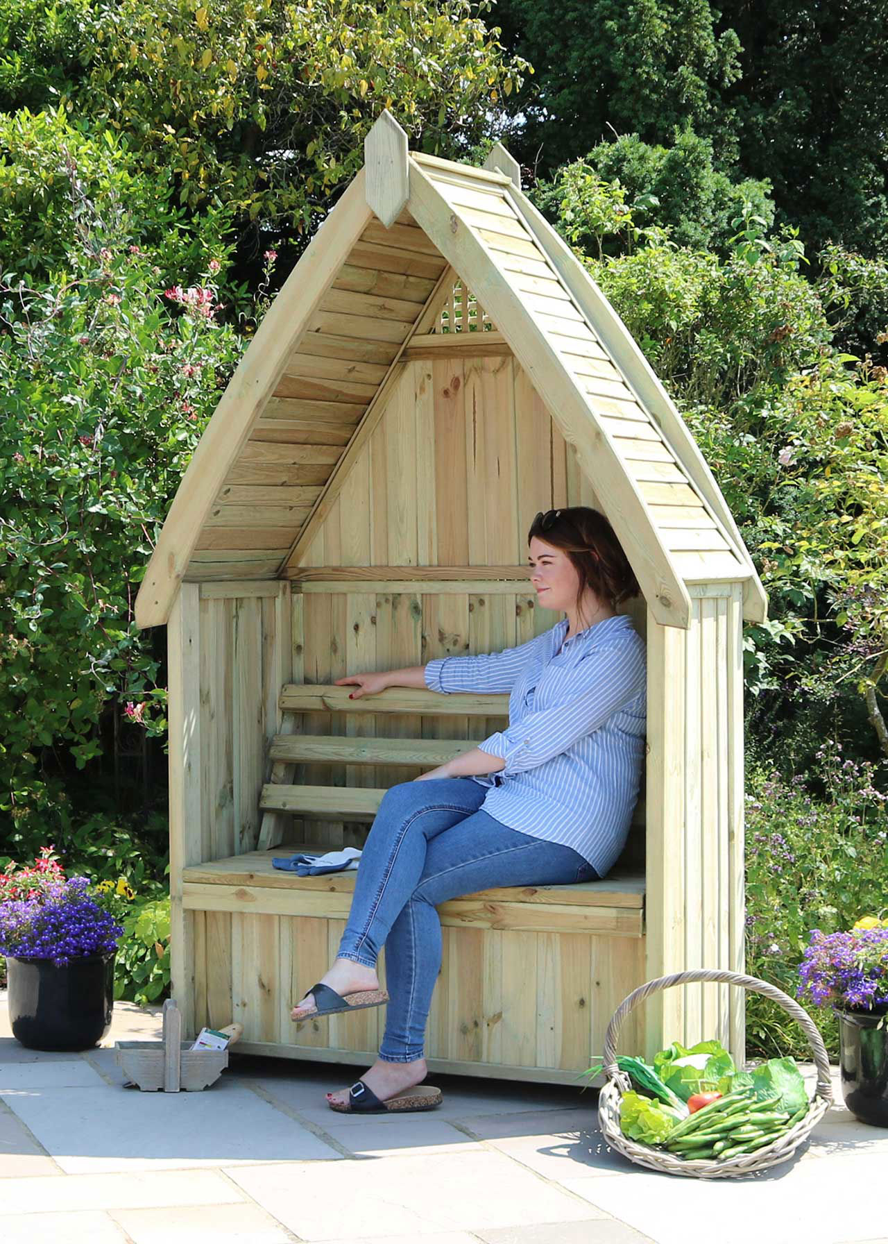 Cheltenham Arbour with Storage Box