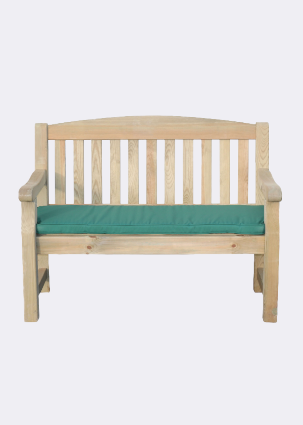 Emily 2 Seater Bench Seat Pad Green