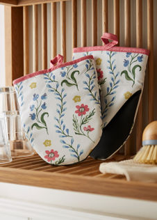 Boho Floral Microwave Mitts