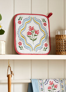 Boho Floral Pot Mitt