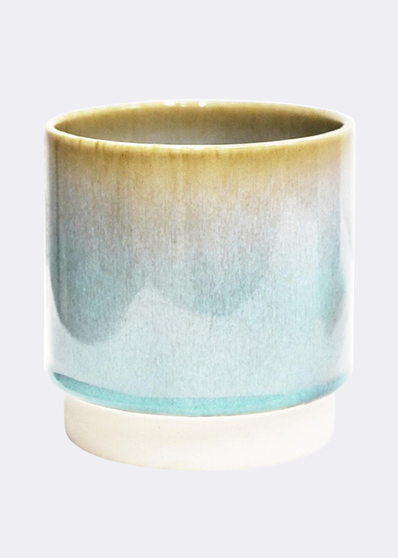 Copenhagen Two Tone Aqua Planter 13.5cm