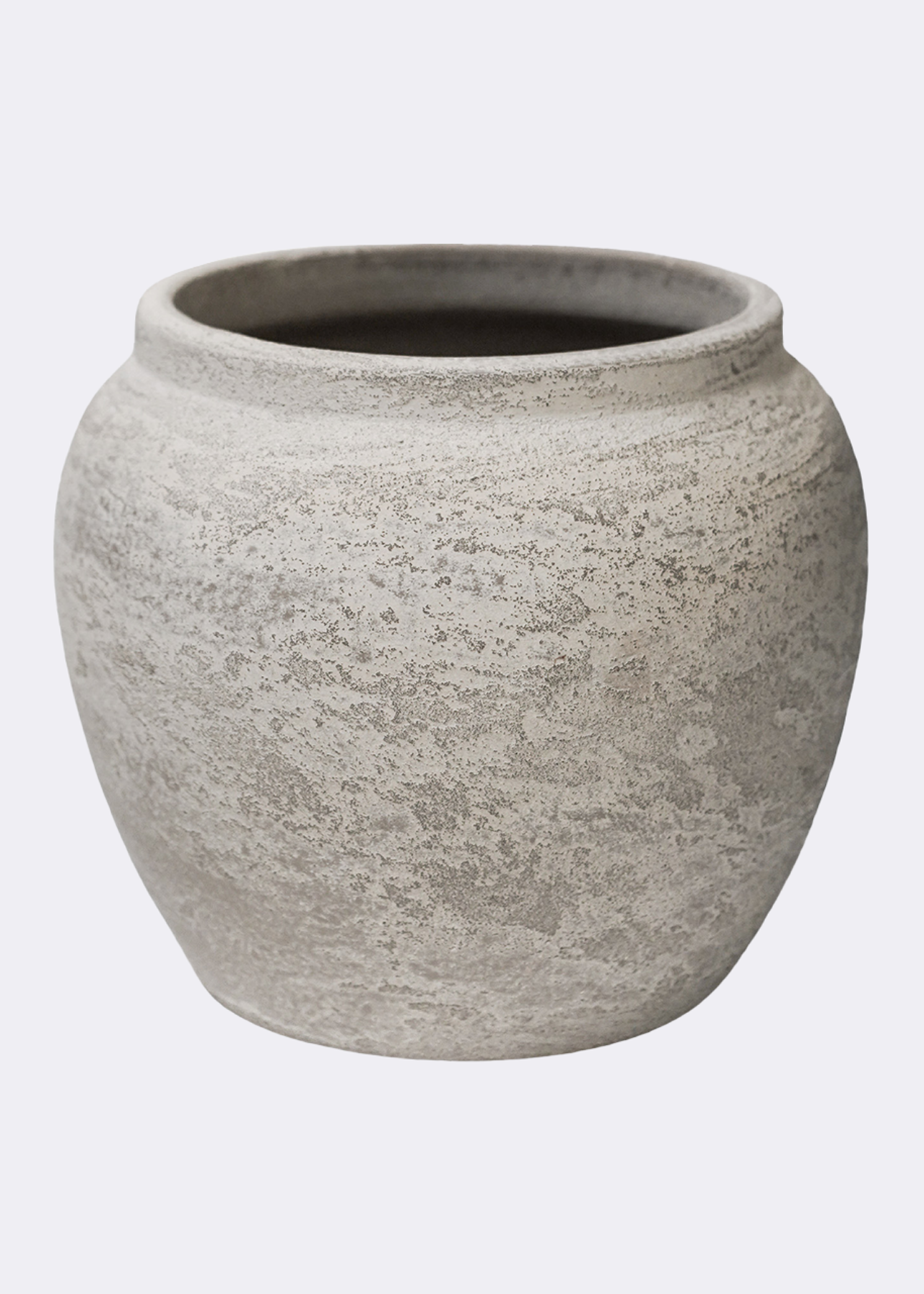 Milos Rustic Round Planter 20cm