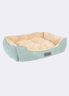 Scruffs Cosy Box Dog Bed Medium Sage Green