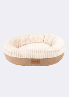 Scruffs Ellen Donut Dog Bed Extra Large Tan