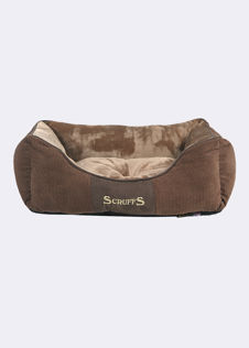 Scruffs Chester Box Dog Bed Small Chocolate