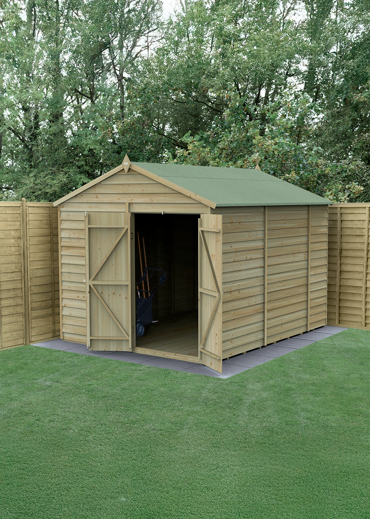 4LIFE Apex Shed 8x10 With Double Door