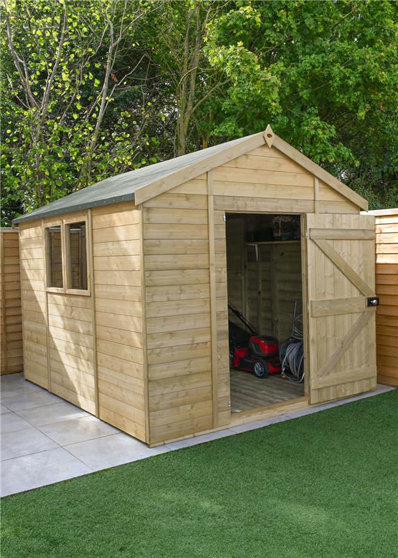 Timberdale 10x8 Apex Shed With 2 Windows