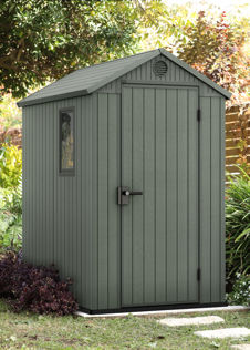 Darwin 4x6 Resin Garden Shed