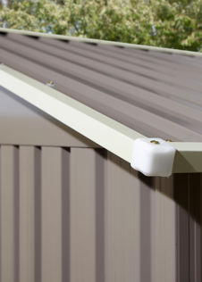 Trentvale 8x6 Metal Apex Shed Light Grey