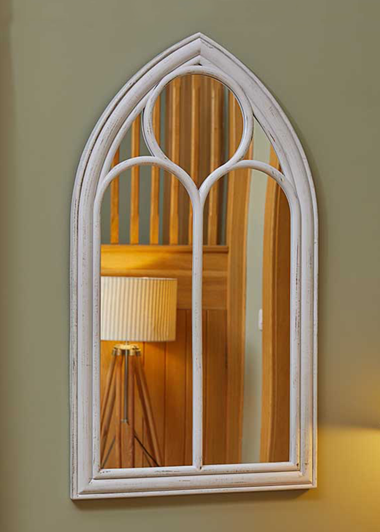 Abbey Silvergris Garden Mirror