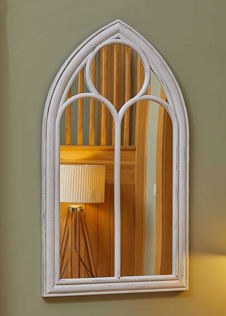 Abbey Silvergris Garden Mirror