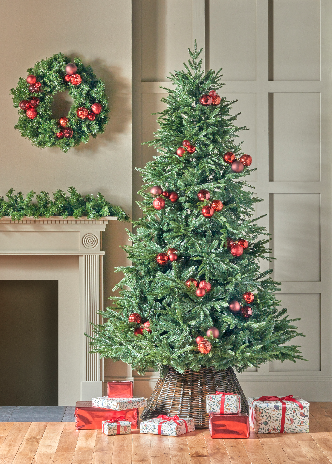 7ft Plain Asgard Artificial Christmas Tree