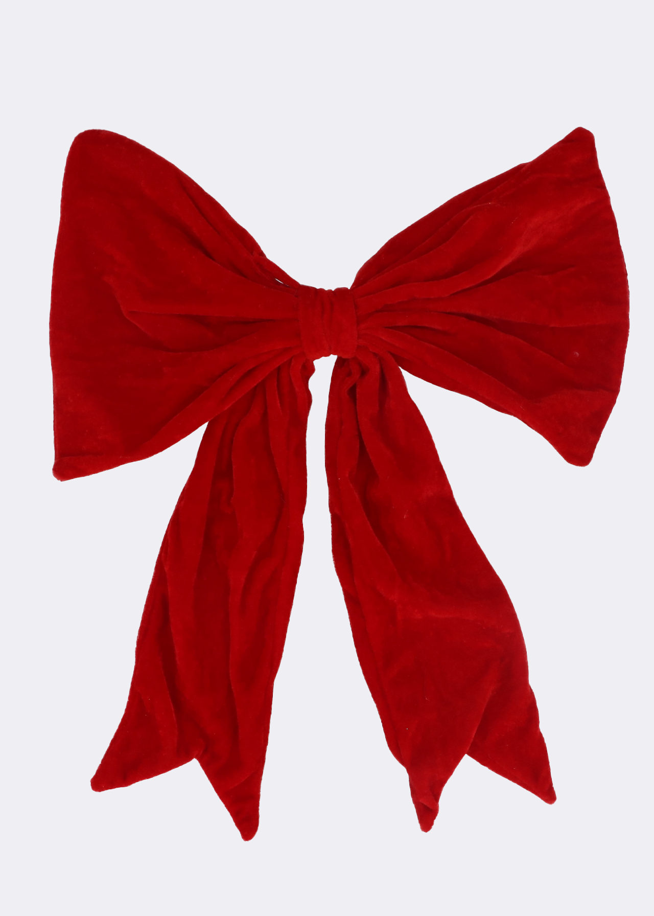 Red Velvet Clip On Bow Large