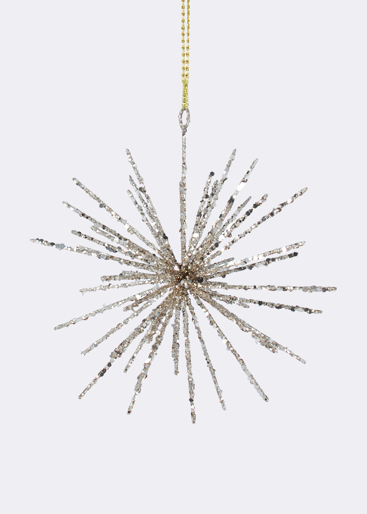 Gold Wire Starburst Decoration