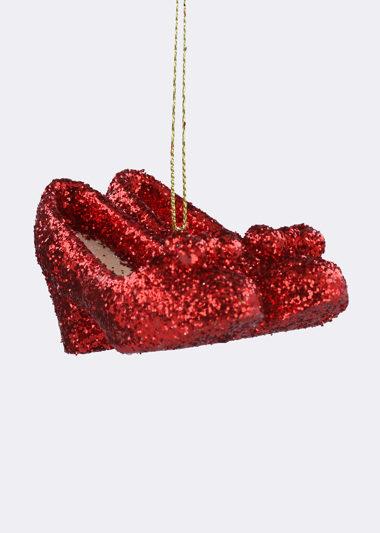 Wizard of Oz Red Glitter Slippers Resin Decoration