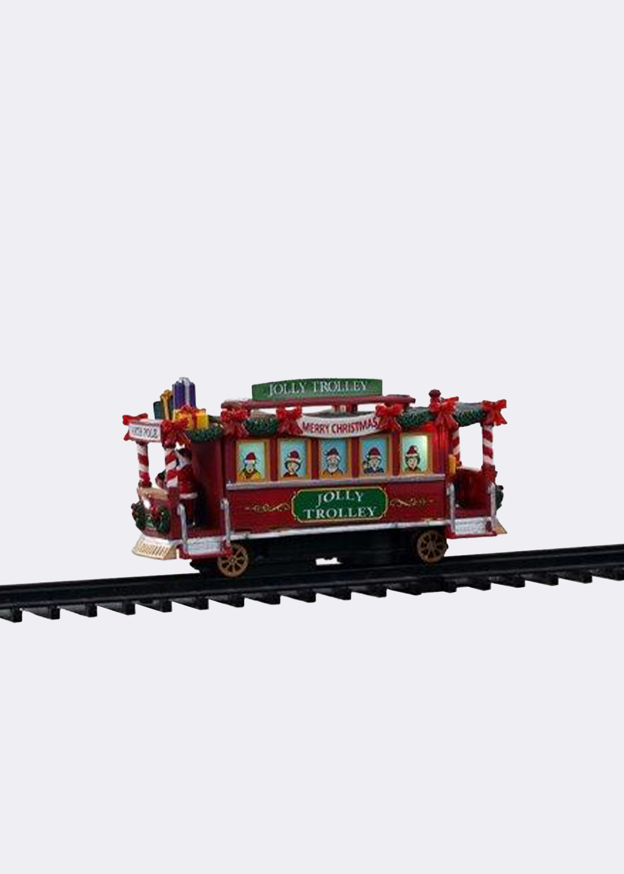 Lemax Jolly Trolley Light-Up Animated Model
